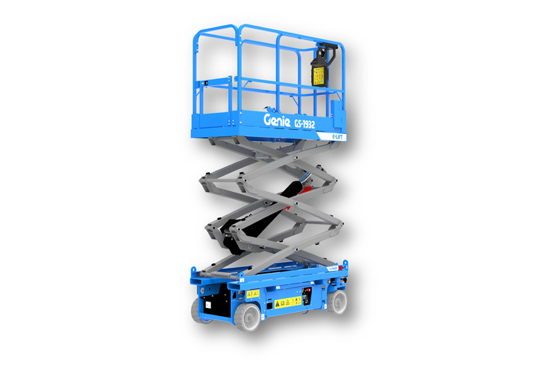 高所作業車Ｈテーブル 5.6m/スリム/電動昇降/バッテリー GS-1932E-Lift 2