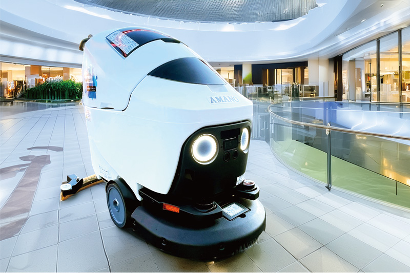 メンテナンス（床洗浄）ロボットHAPiiBOT1