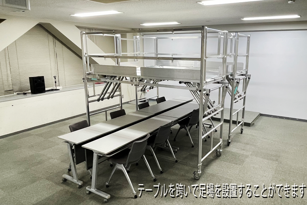 リニューアル足場