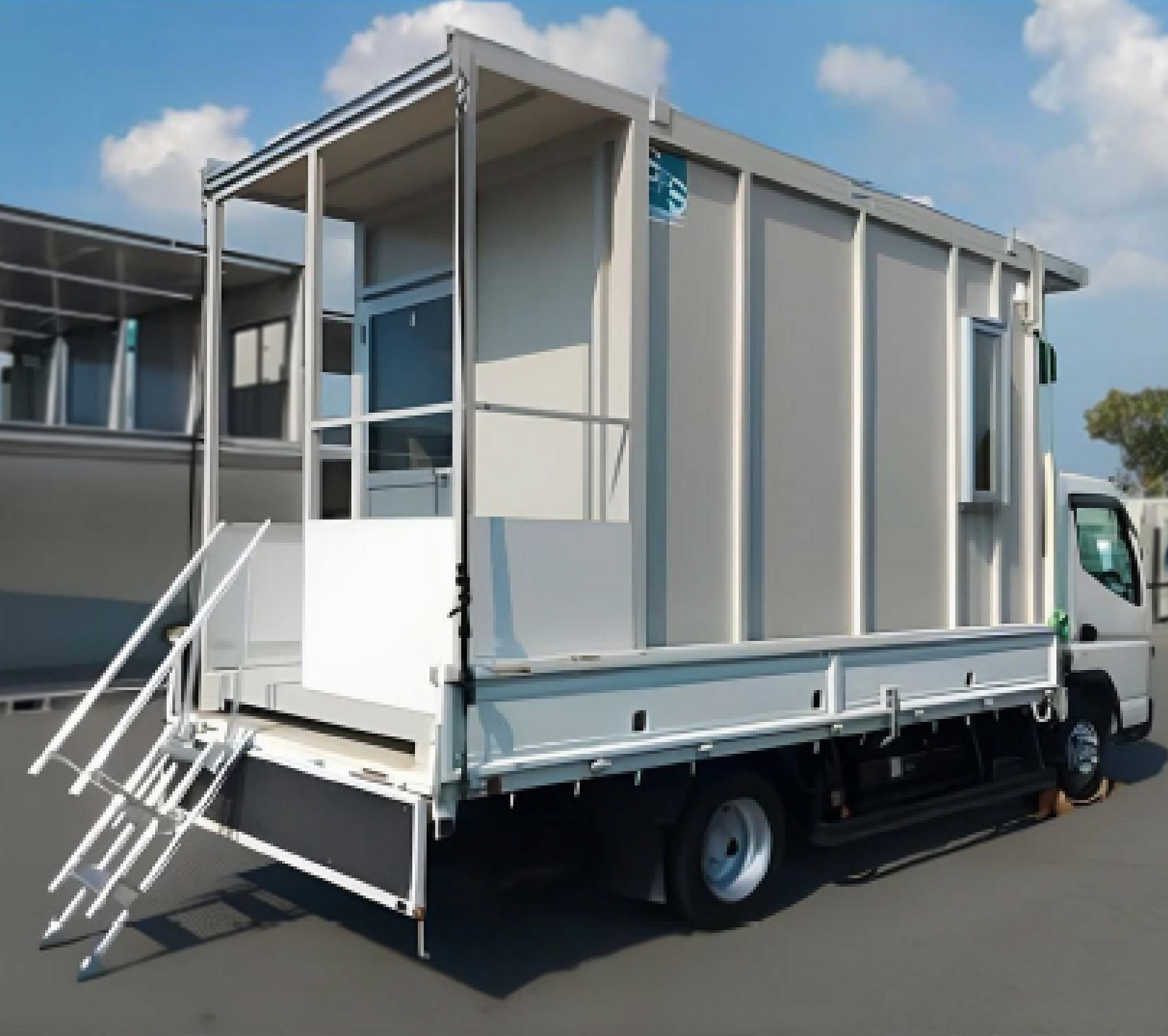 太陽光発電システム付きユニットハウス